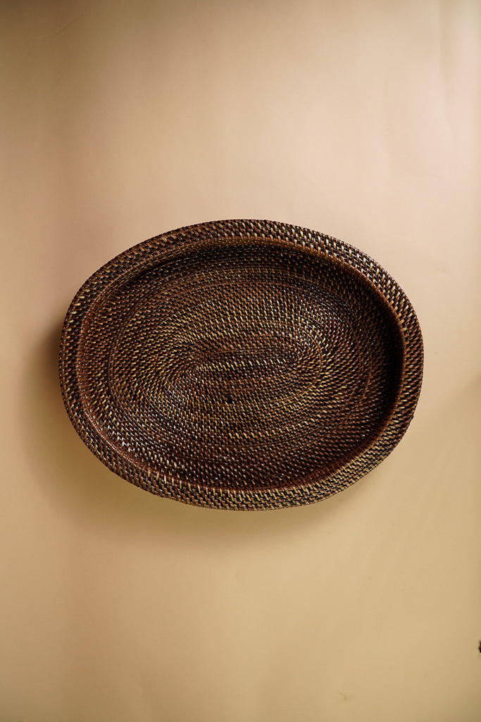 Round Nito Tray Oval 17×14×2