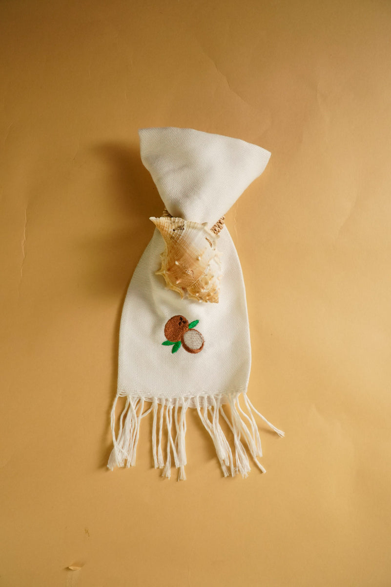 Shell Napkin Rings — Set of 4 Assorted Natural