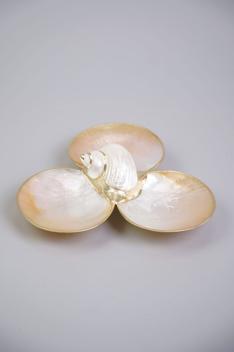 Mother-of-Pearl Triple Utility Dish