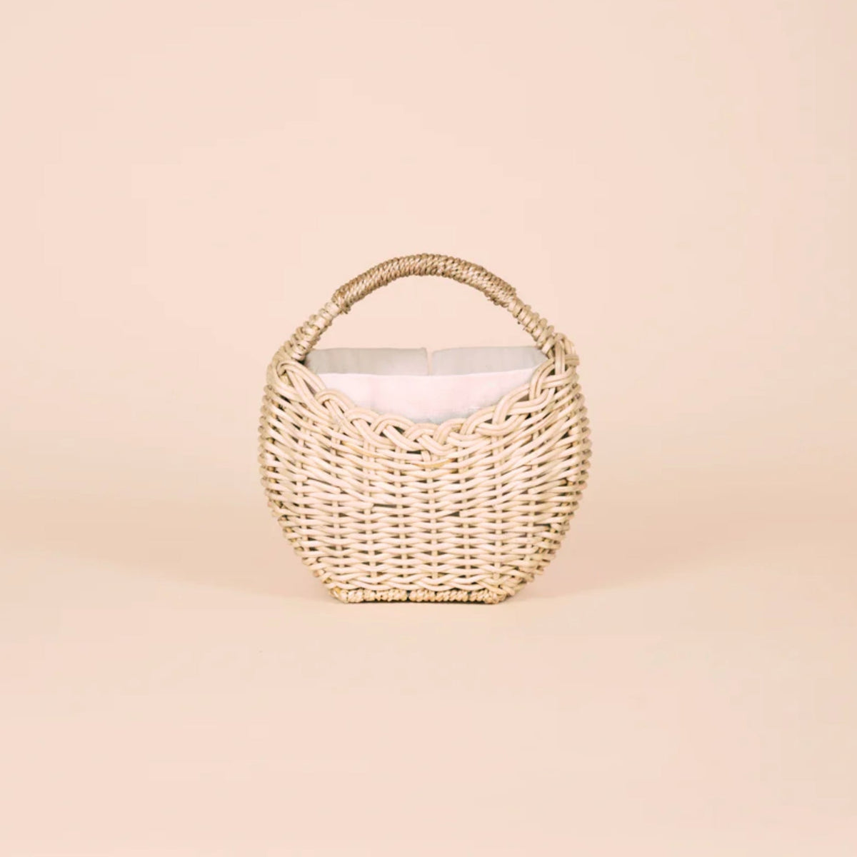 Jane Structured Rattan Bag