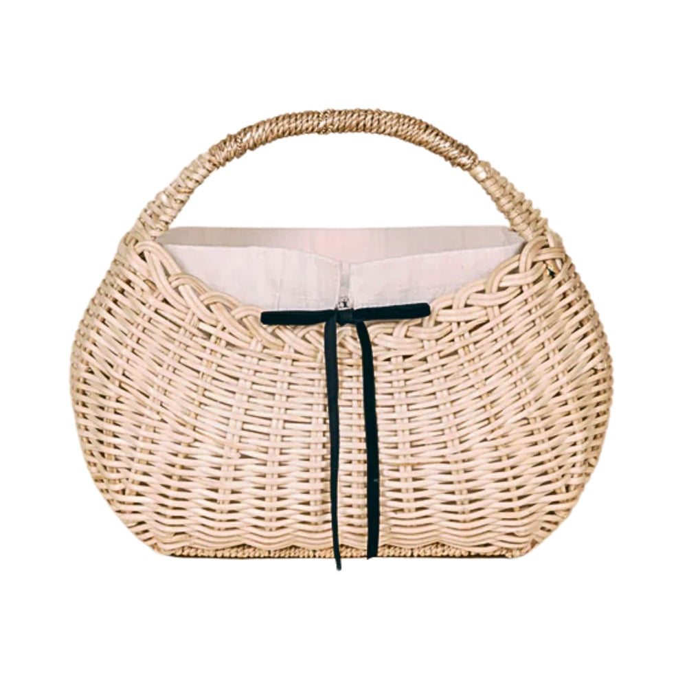 Blanchett Structured Rattan Bag