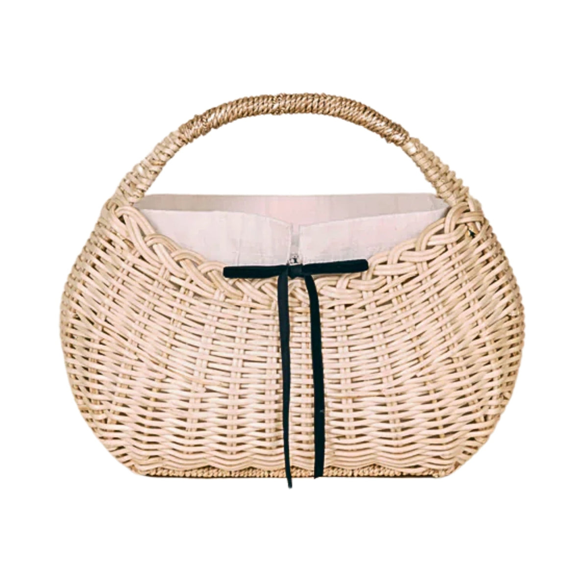 Blanchett Structured Rattan Bag
