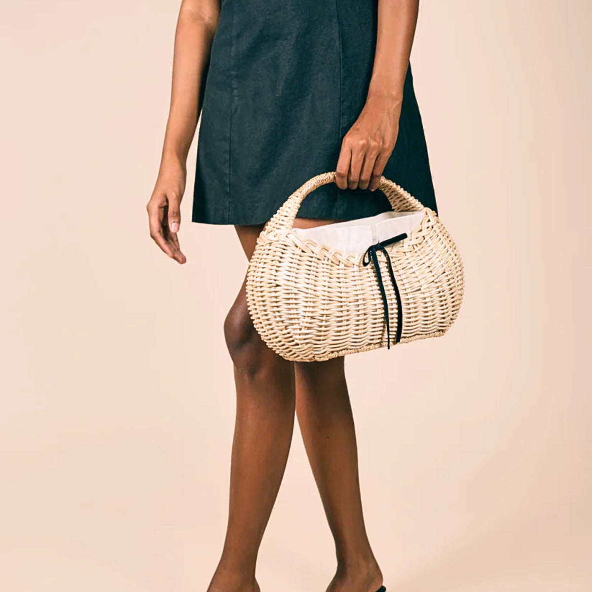 Blanchett Structured Rattan Bag