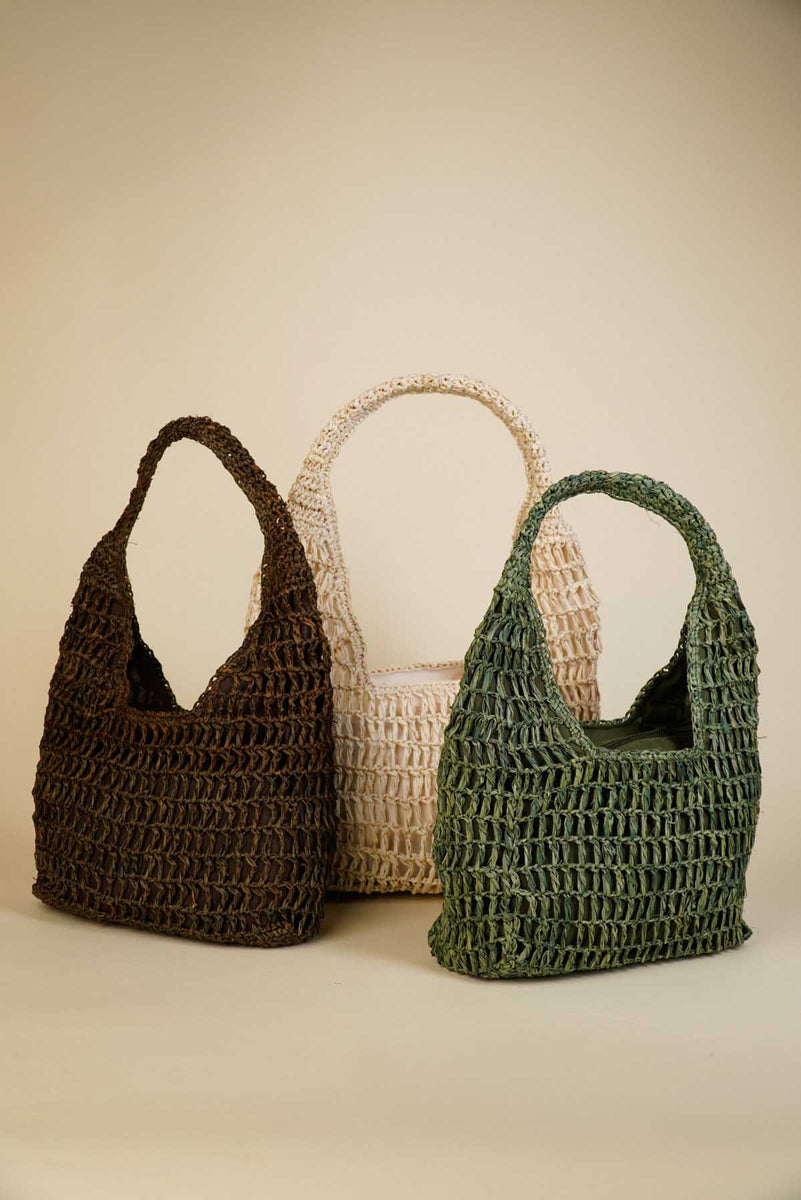Raffia Sando Handbag