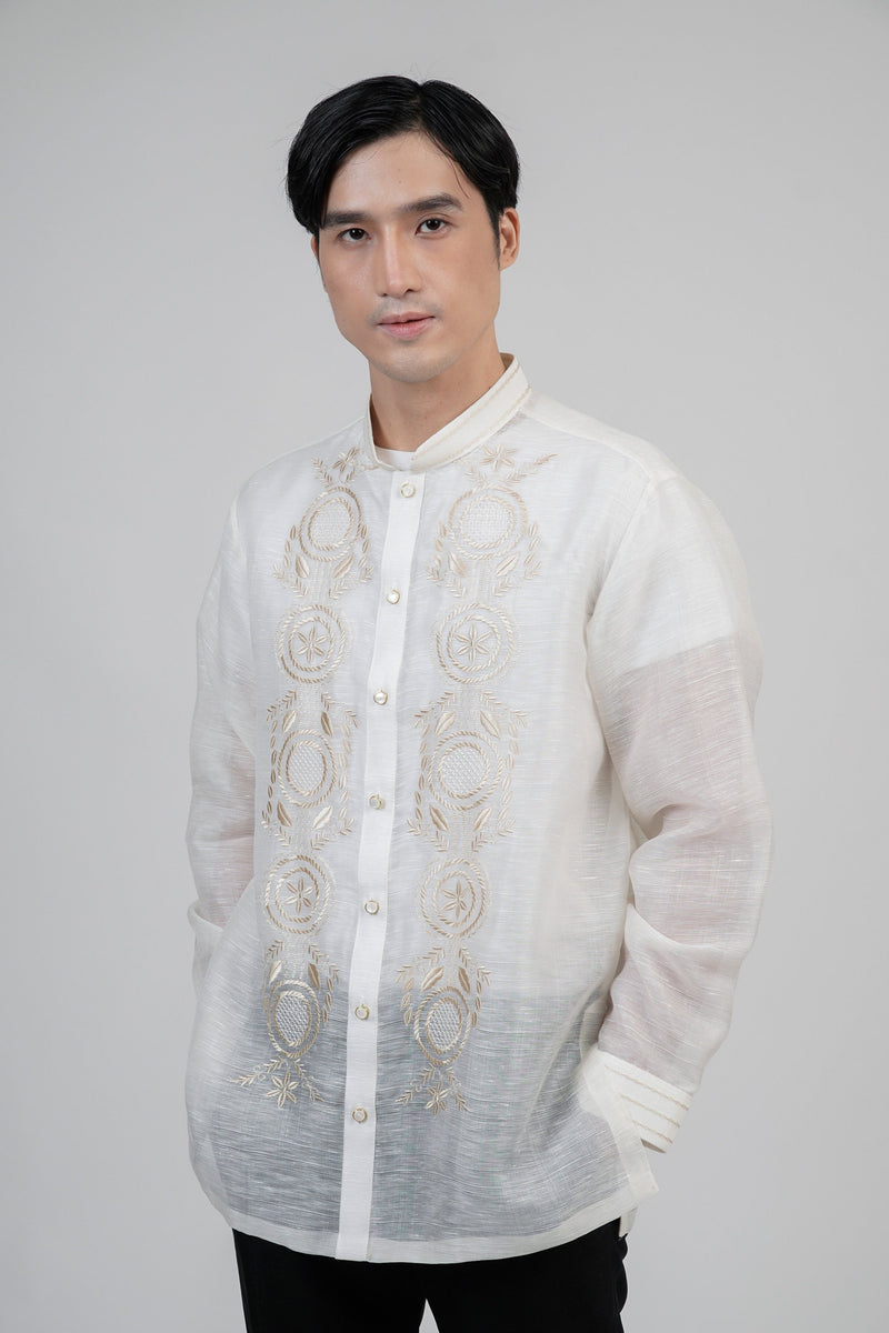 Selestino Linen-Silk Barong