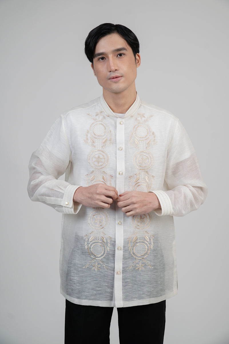 Selestino Linen-Silk Barong