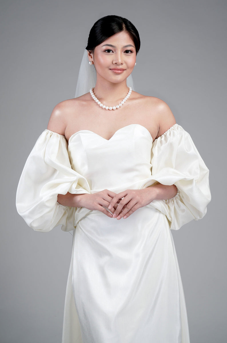 Shantung Modern Maria Bridal Gown