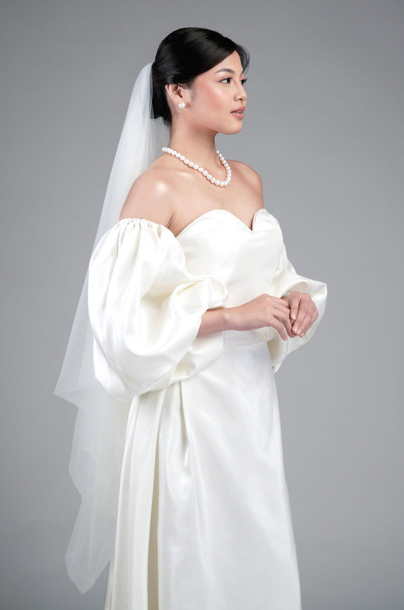 Shantung Modern Maria Bridal Gown