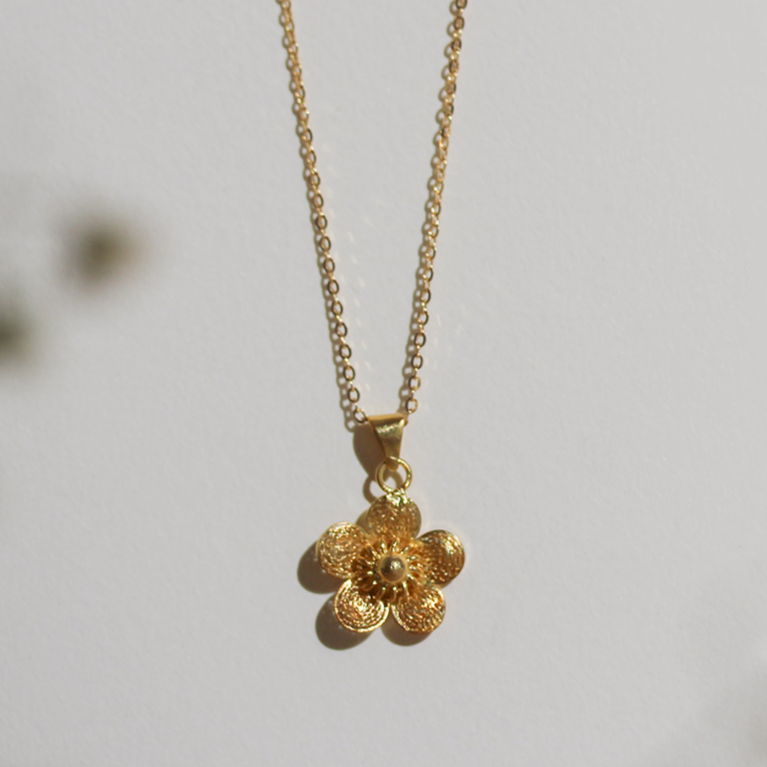 Sampaguita Minimalist Pendant Necklace