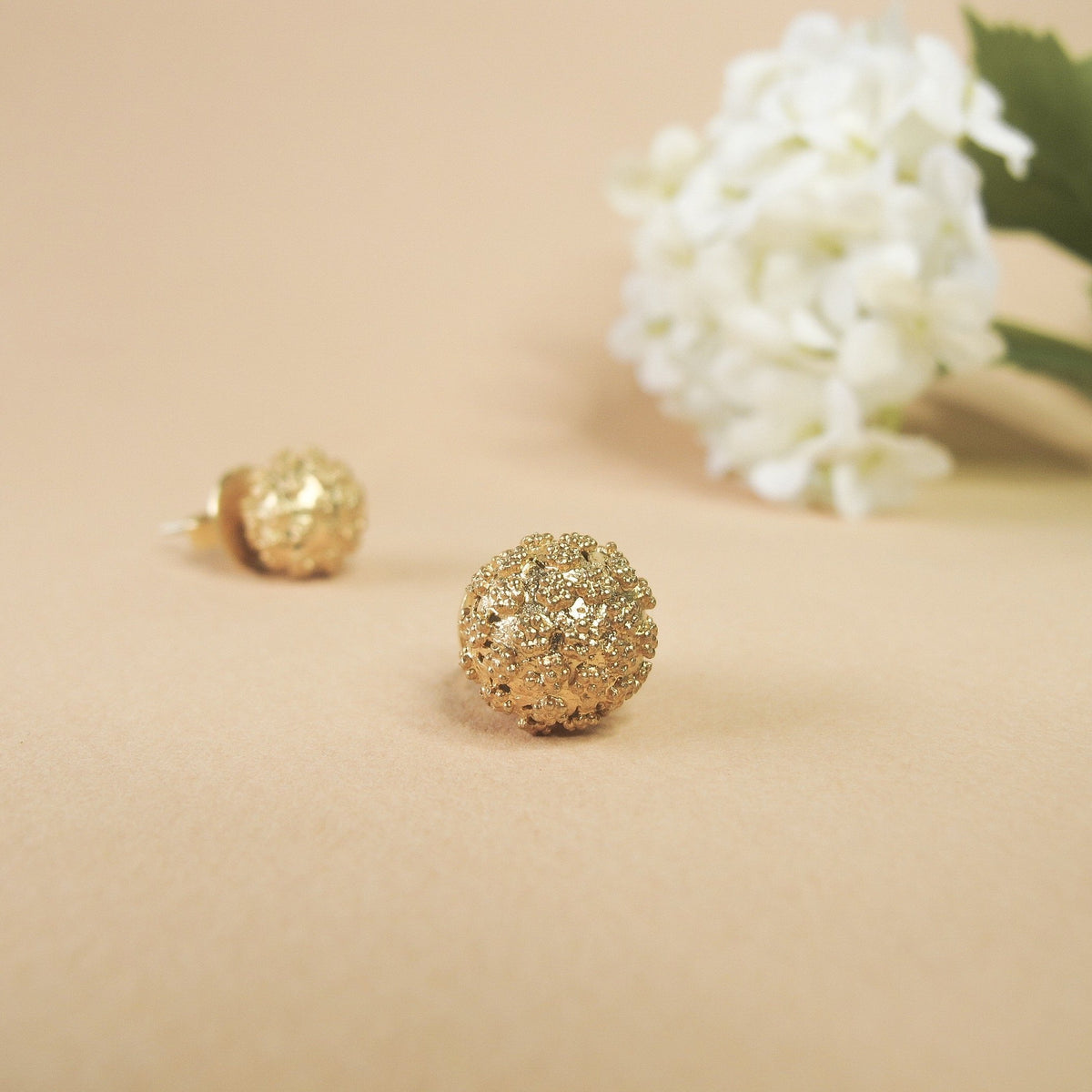 Amami Tambourine Stud Earrings