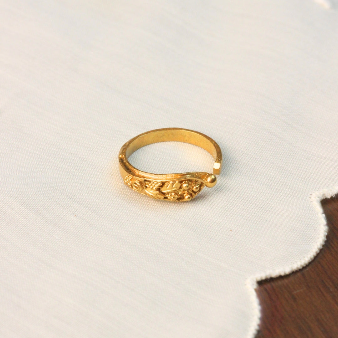 Cecilia Filigree Gold Ring