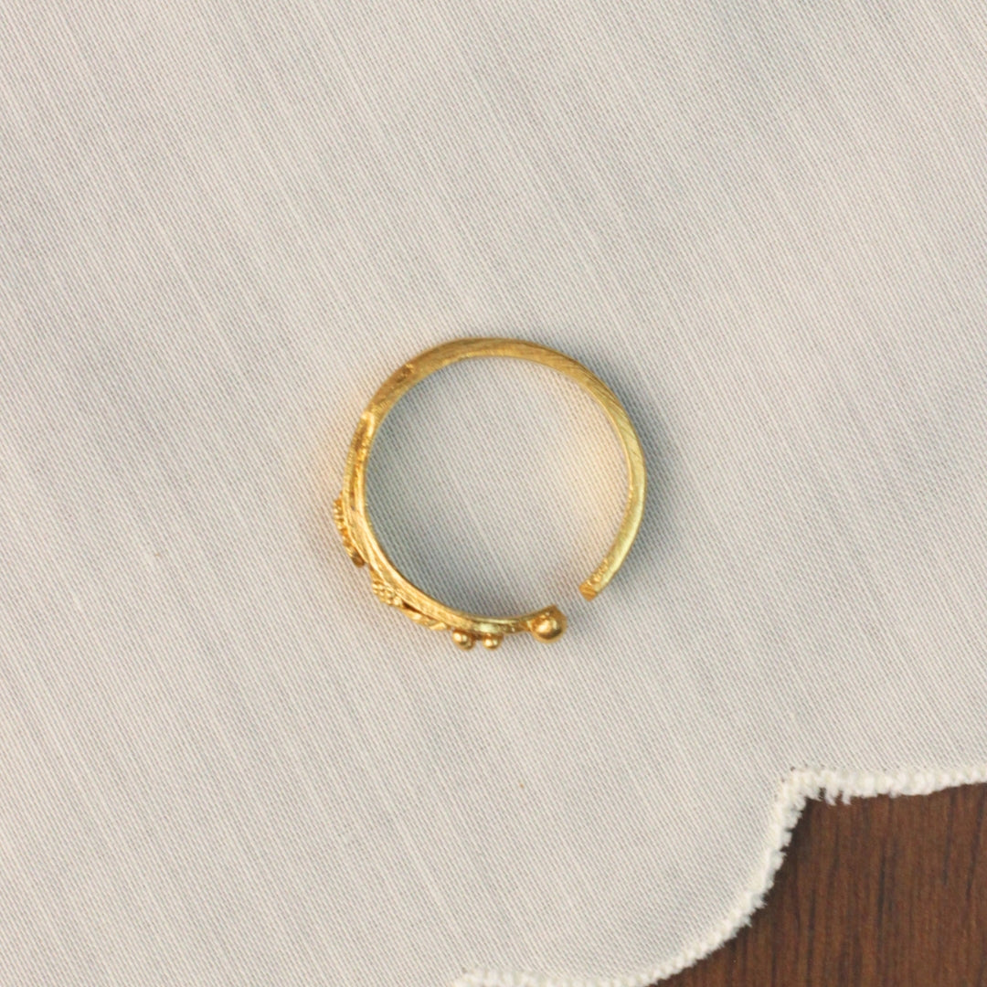 Cecilia Filigree Gold Ring