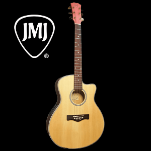 JMJ JQ-01E Cutaway Acoustic-Electric Guitar