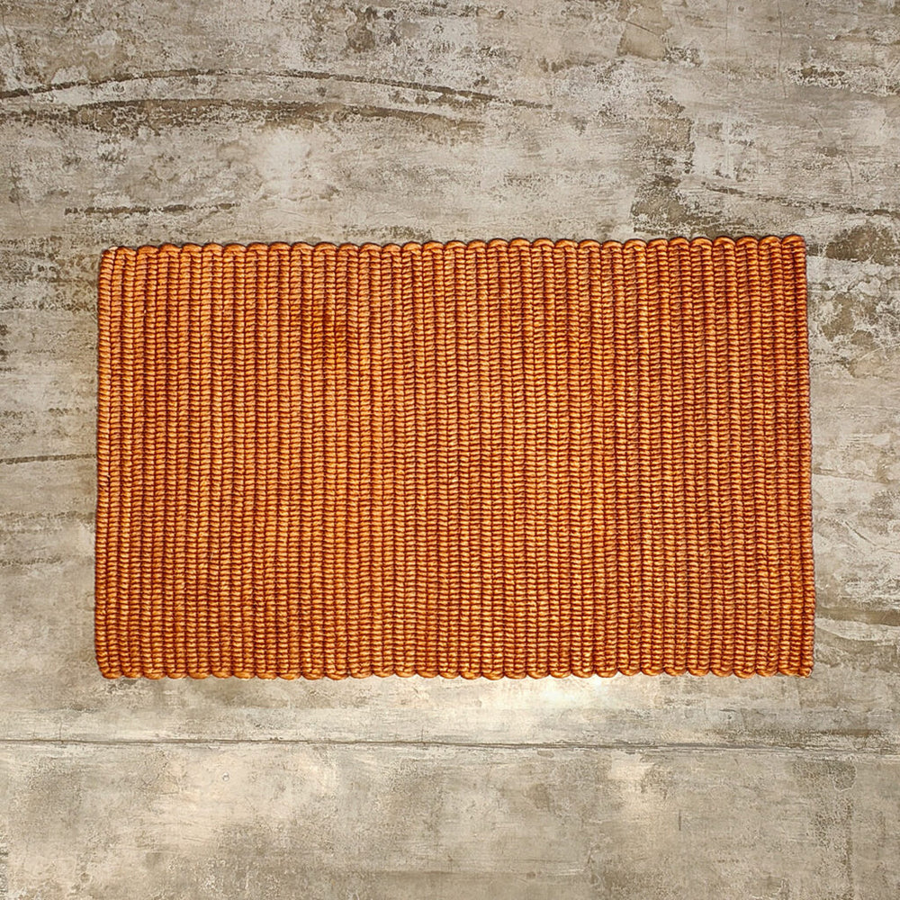 Medium Binding Weave Rug — Mahogany Brown