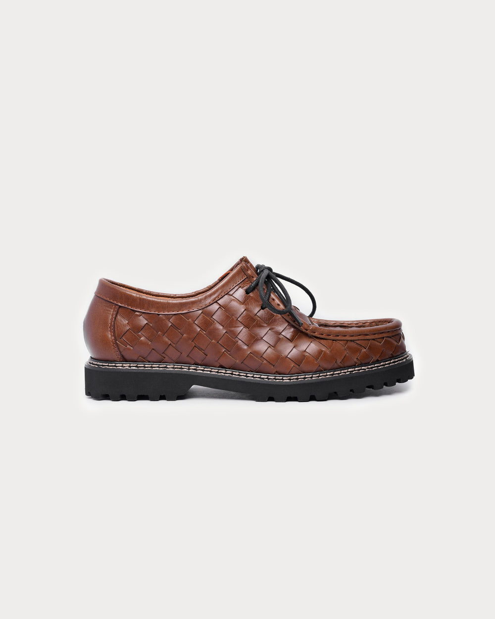 Weave Derbies in Mustard Brown