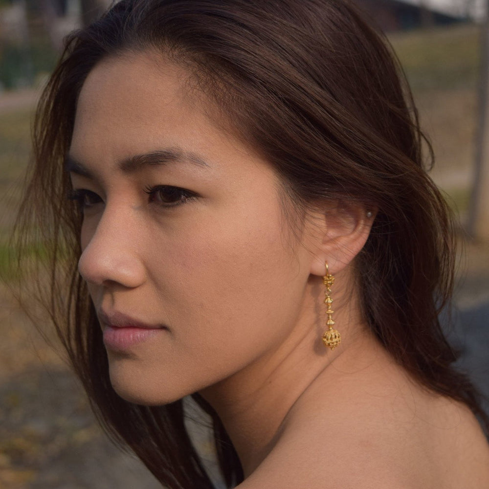 Amami Tambourine Dangle Earrings