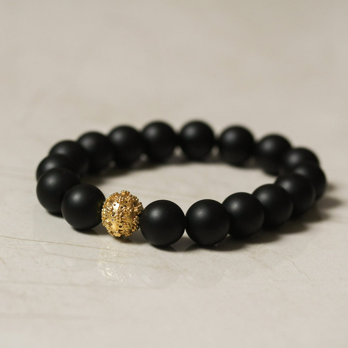 Buwan Amami Tambourine Bracelet — Black