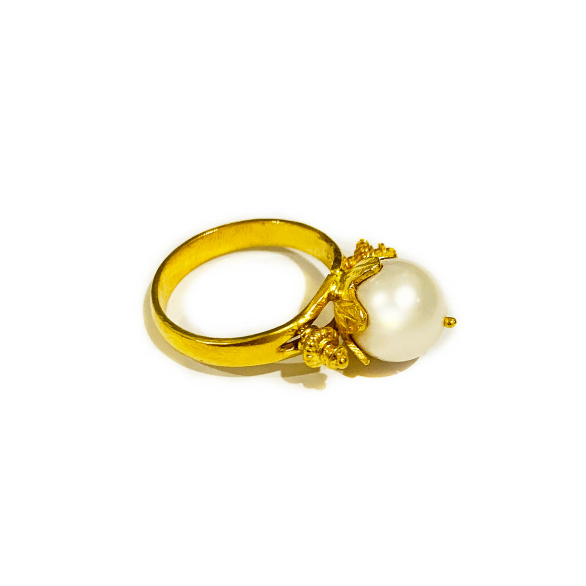 Pearl Tambourine Ring
